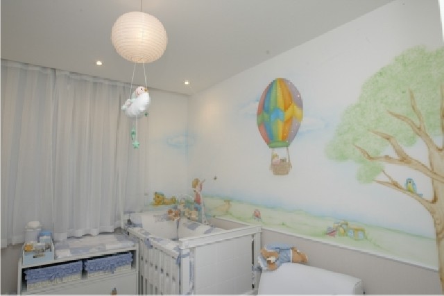 Foto 1 - Pinturas na  parede em quartos de bebê