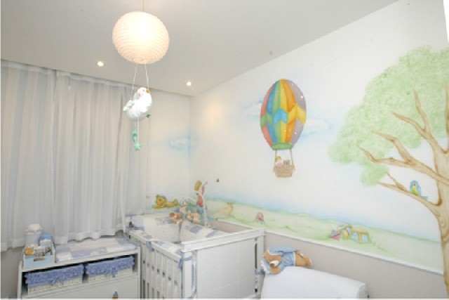 Foto 1 - Pintura de parede em quartos de bebe